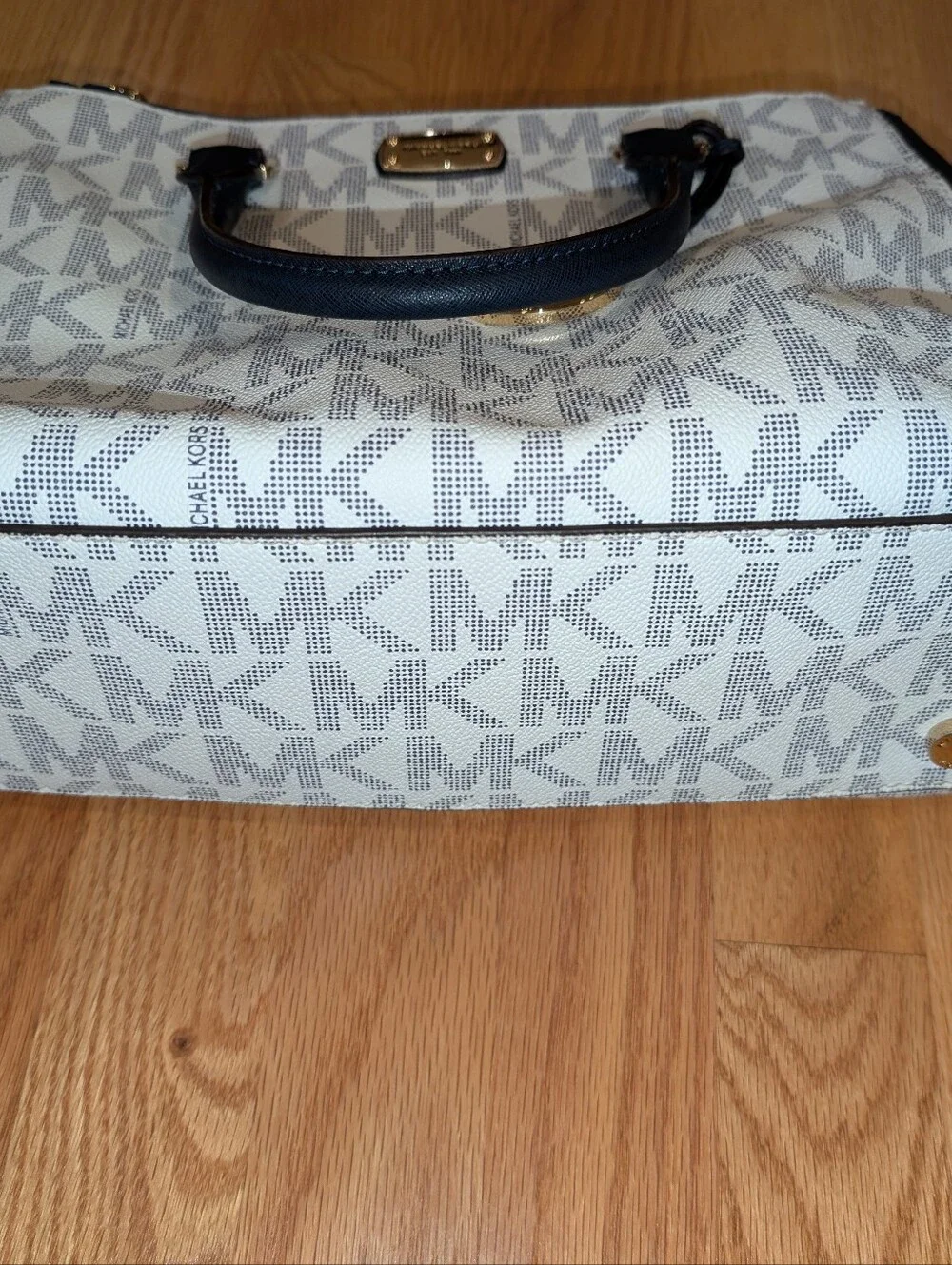 Michael Kors Blue & White Handbag